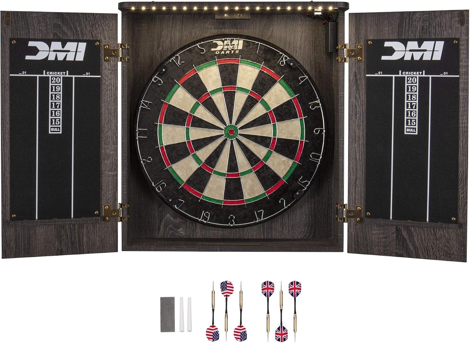 Electronic Dartboard Cabinet - ^Set di Armadietti per Freccette Paris