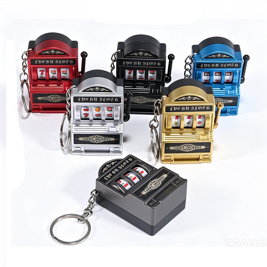 Fruit Slot Machine - Portachiavi a Forma di Slot Machine