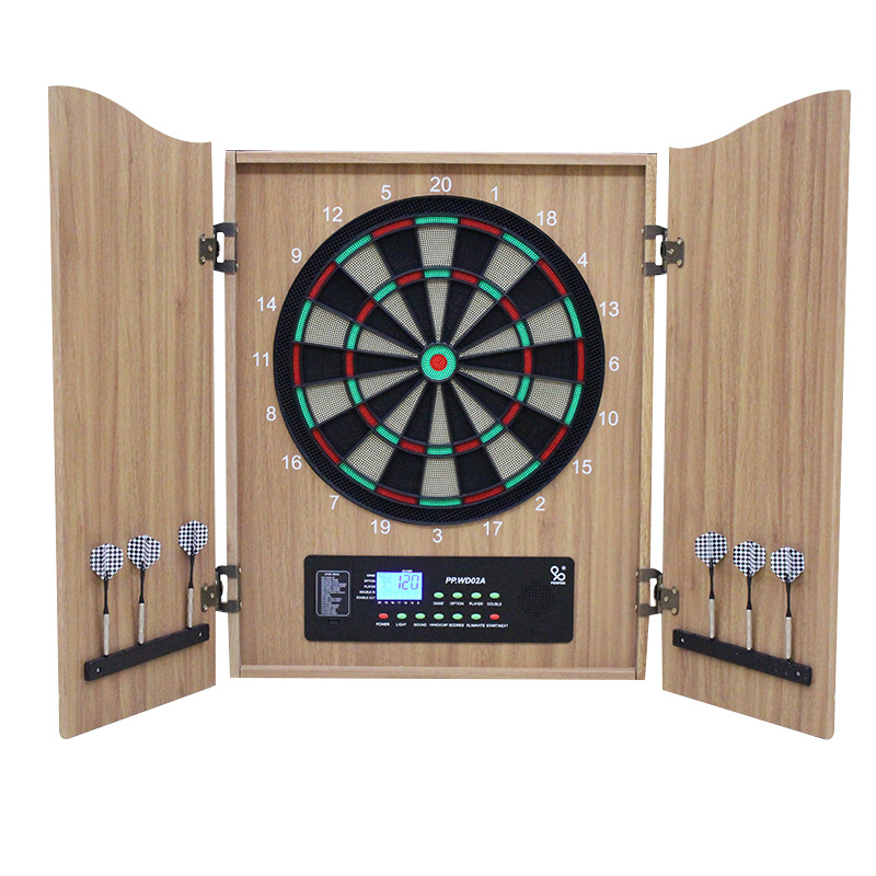 Electronic Dartboard Cabinet - Mobile per Freccette Elettroniche in Legno