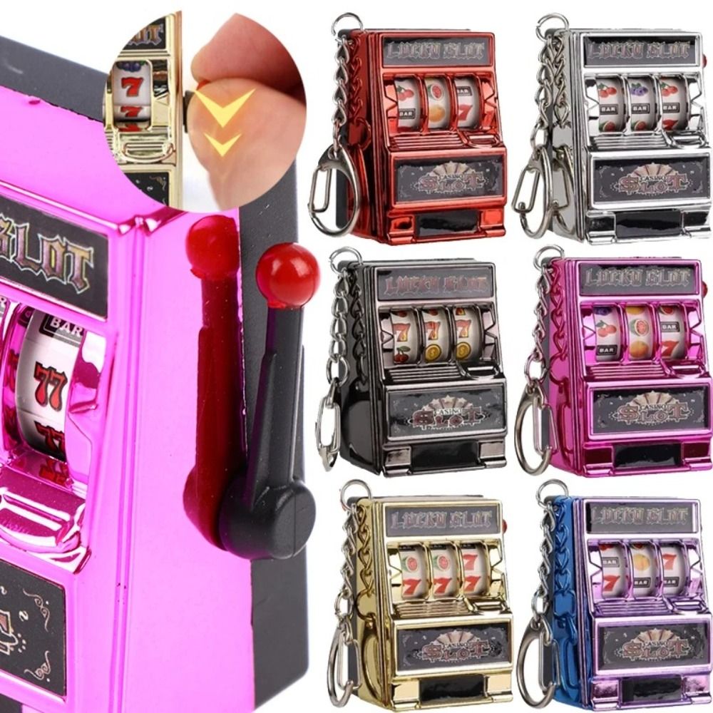 Fruit Slot Machine - Portachiavi Antistress di Alta Qualità, Giochi