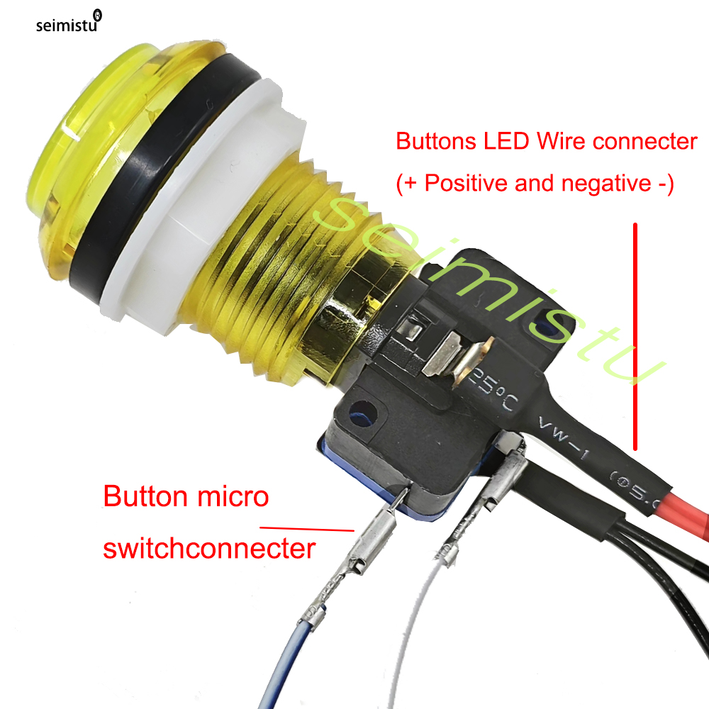 10 pz LED Gioco Arcade Pulsant - Arcade Button Pcb recensione e prezzo