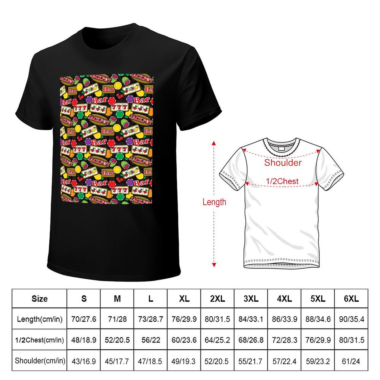 T-Shirt con Motivo Slot Machin - Fruit Slot Machine recensione e prezzo