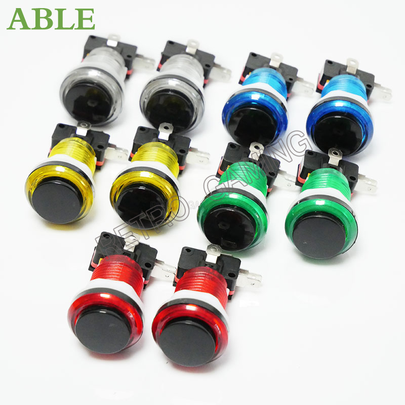12 pz 6 Colori Arcade LED Puls - Arcade Button Pcb recensione e prezzo