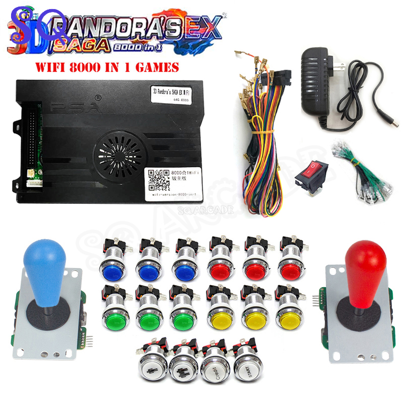 3D Pandora Saga Box EX2 8000 i - Arcade Button Pcb recensione e prezzo
